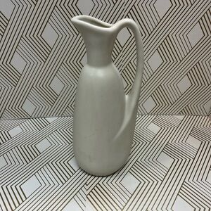 Vintage Van Briggle Matte Off White Pitcher Vase